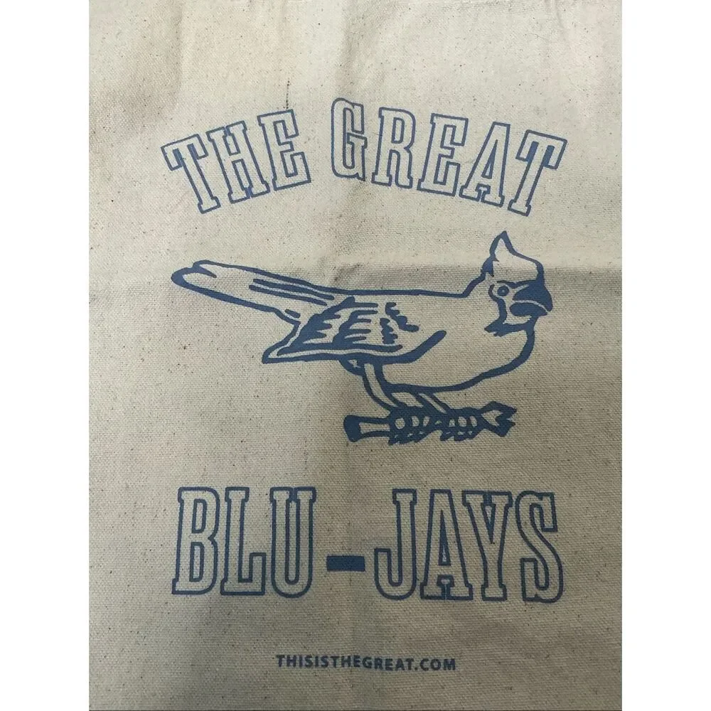 The Great. Blu-Jays Canvas Tote | Cream